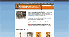 Desktop Screenshot of orthodoxgoods.com